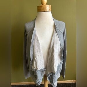 Gray Flutter Cardigan